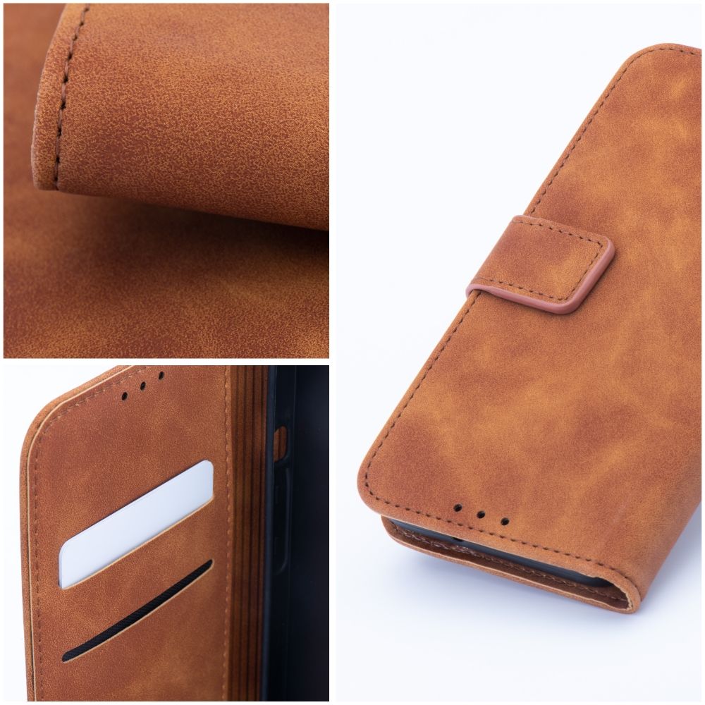 COPERTINA PER LIBRO PER SAMSUNG GALAXY A55 5G HEYCASE TENDER WALLET MOCA