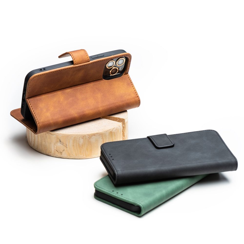COPERTINA PER LIBRO PER SAMSUNG GALAXY A55 5G HEYCASE TENDER WALLET MOCA