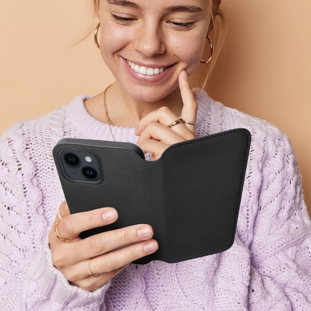 COPERTINA PER LIBRO PER SAMSUNG GALAXY A15 5G HEYCASE WALLET NERA