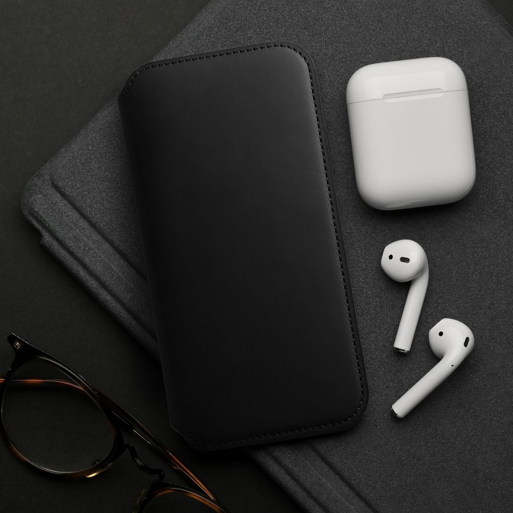 COPERTINA PER LIBRO PER SAMSUNG GALAXY A15 5G HEYCASE WALLET NERA