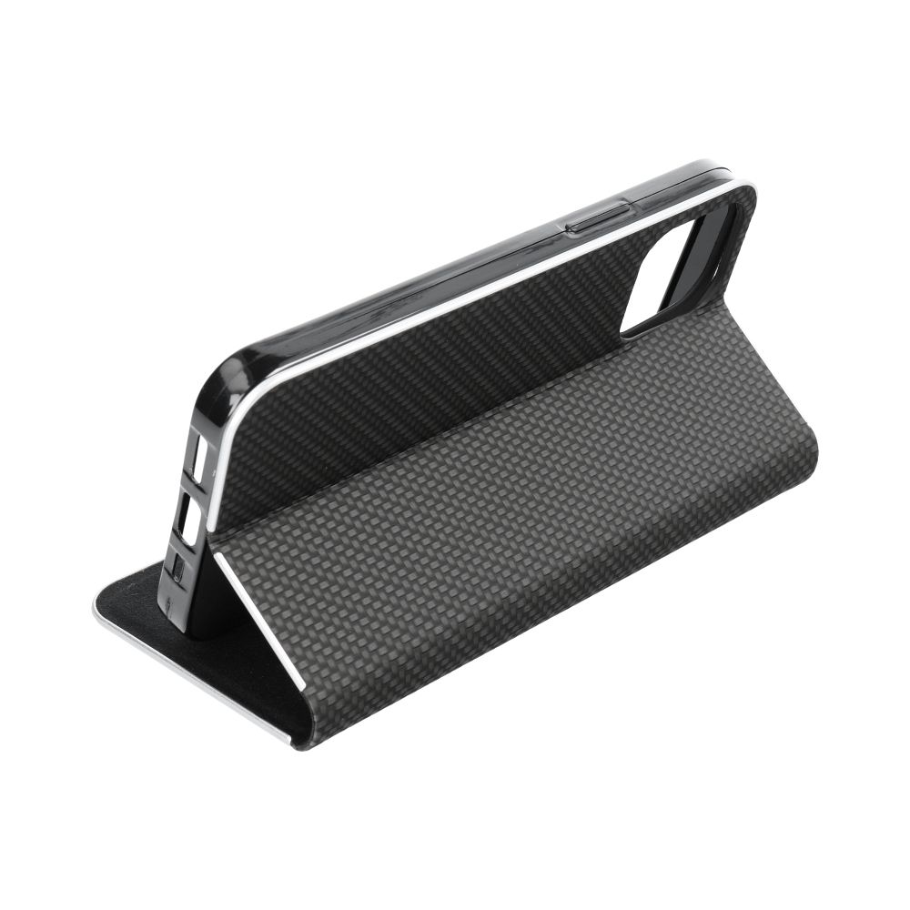 COPERTINA PER LIBRO PER SAMSUNG A35 5G HEYCASE WALLET CARBON BLACK