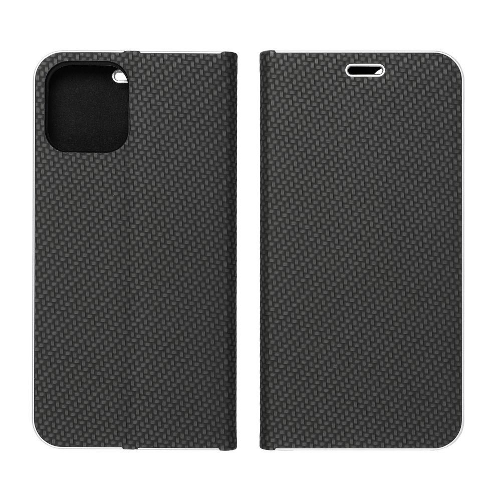 COPERTINA PER LIBRO PER SAMSUNG A35 5G HEYCASE WALLET CARBON BLACK