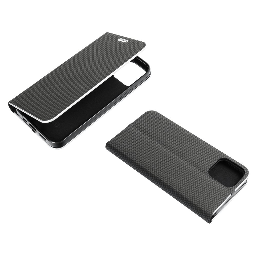 COPERTINA PER LIBRO PER SAMSUNG A35 5G HEYCASE WALLET CARBON BLACK
