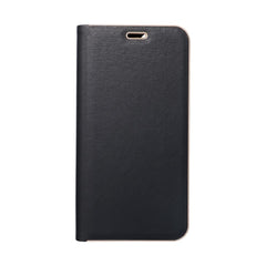COPERTURA PER LIBRO PER SAMSUNG A35 5G HEYCASE WALLET CARBON GOLD / NERO