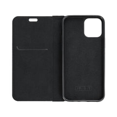 COPERTINA PER LIBRO PER SAMSUNG A55 5G HEYCASE PORTAFOGLIO CARBONIO NERO