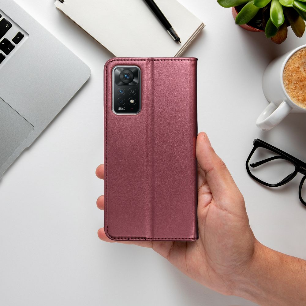 COPERTURA PER LIBRO PER OPPO A79 5G HEYCASE WALLET CASE BURGUNDY