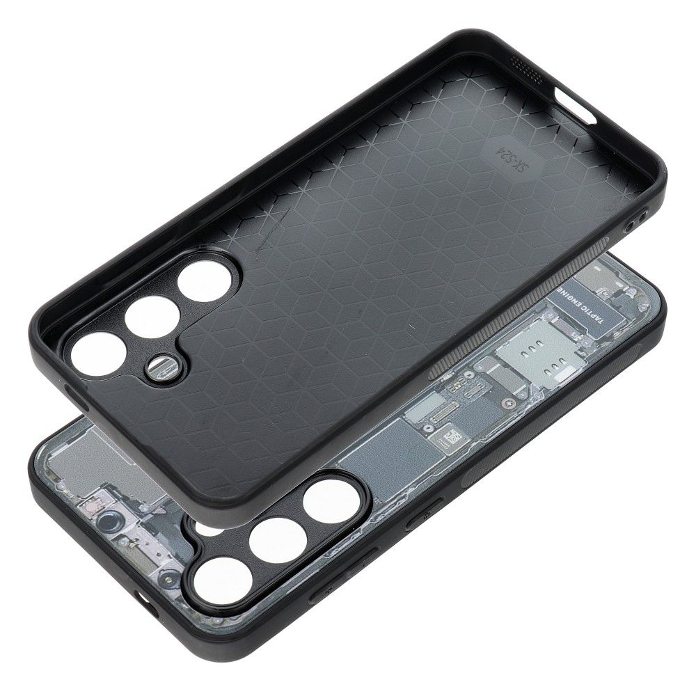 COPERTURA PER SAMSUNG GALAXY A55 5G HEYCASE ZERO NERA / TRASPARENTE
