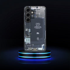 COPERTURA PER SAMSUNG GALAXY A55 5G HEYCASE ZERO NERA / TRASPARENTE