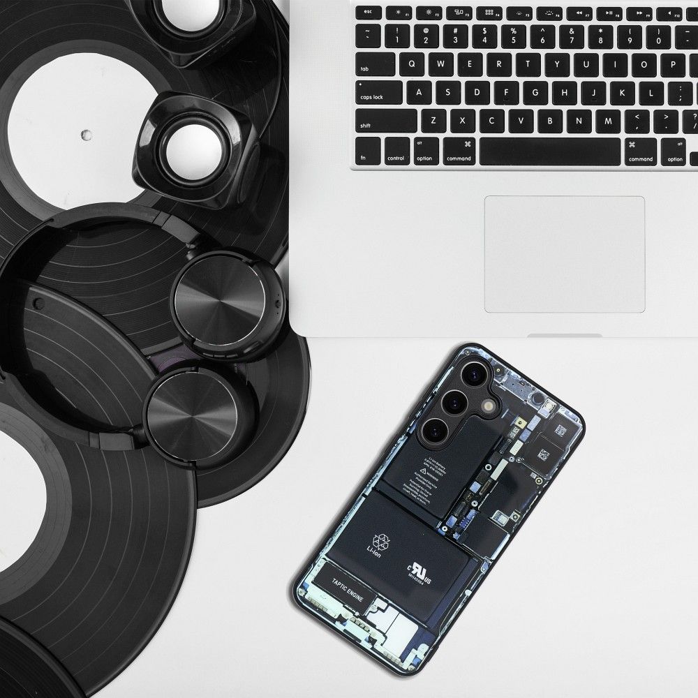 COPERTURA PER XIAOMI REDMI NOTE 13 PRO PLUS+ 5G HEYCASE ZERO NERA / TRASPARENTE