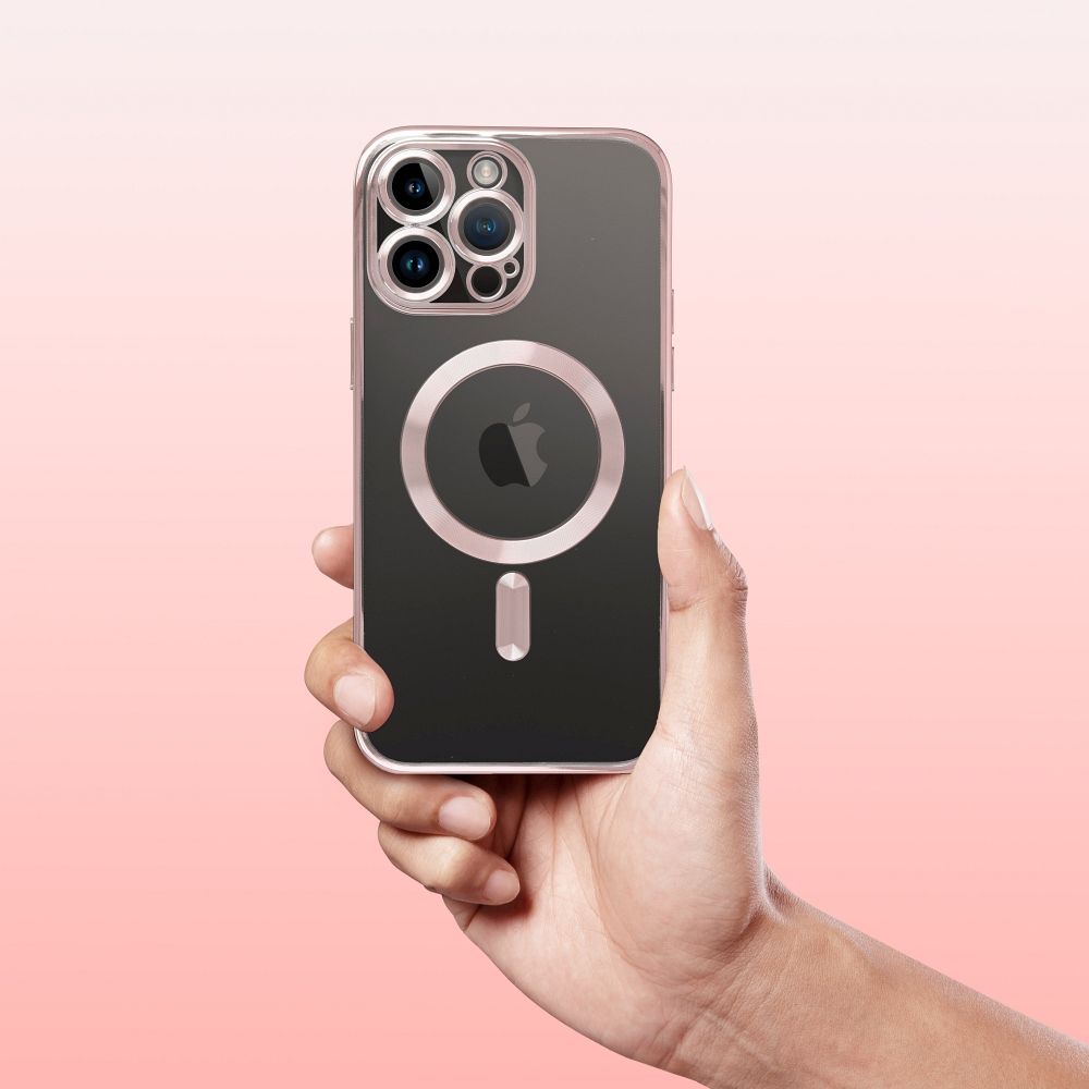 COPERTURA IPHONE 11 PRO HEYCASE MAGSAFE MAG SHINE ROSE GOLD