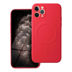 COPERTURA IPHONE 11 PRO HEYCASE SILICONE MAG MAGSAFE ROSSO