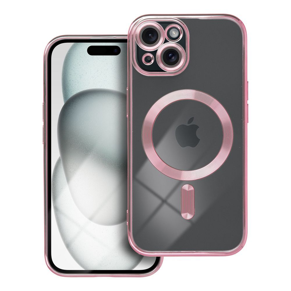 COPERTURA IPHONE 15 HEYCASE MAGSAFE MAG SHINE ROSE GOLD
