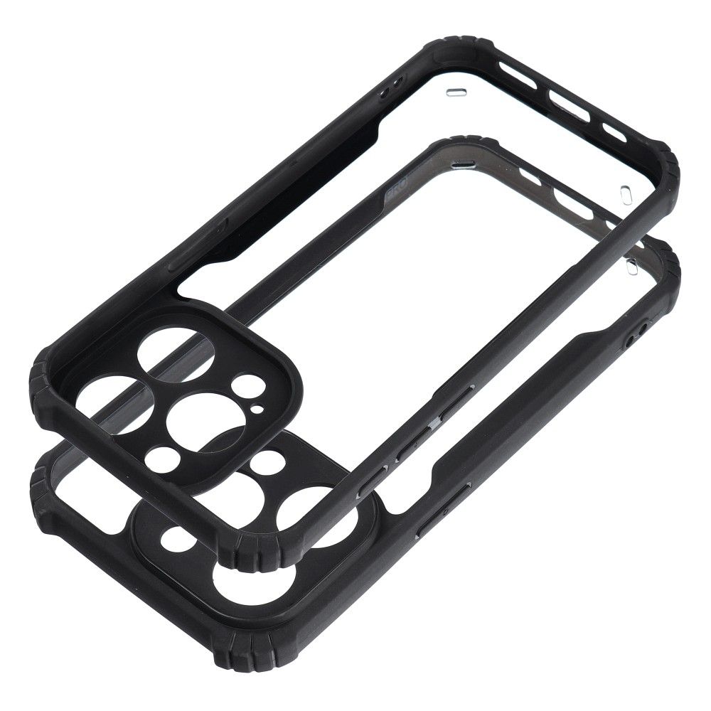 COPERTURA IPHONE 15 PRO MAX HEYCASE ANTI-DROP NERA