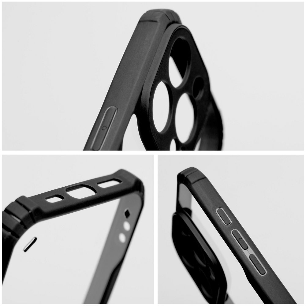 COPERTURA IPHONE 15 PRO HEYCASE ANTI-DROP NERA