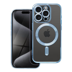 COPERTURA IPHONE 15 PRO HEYCASE MAGSAFE MAG SHINE BLUE