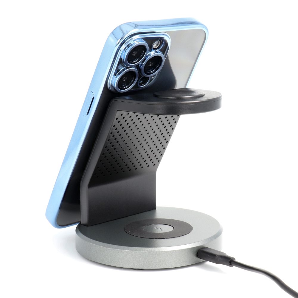 COPERTURA IPHONE 15 PRO MAX HEYCASE MAGSAFE MAG SHINE BLUE