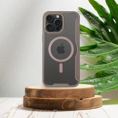 COPERTURA IPHONE 15 PRO MAX HEYCASE SMART WALLET MAG MAGSAFE WALLET TITANIO