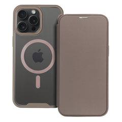 COPERTURA IPHONE 15 PRO MAX HEYCASE SMART WALLET MAG MAGSAFE WALLET TITANIO