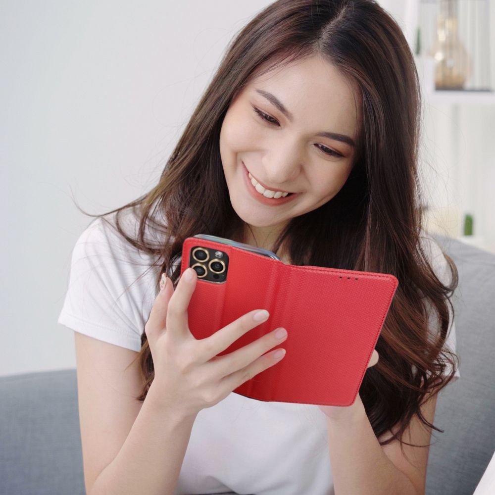 COPERTINA PER HONOR 90 HEYCASE WALLET BOOK ROSSA
