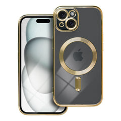 COPERTURA PER IPHONE 15 HEYCASE SHINE MAGSAFE ORO