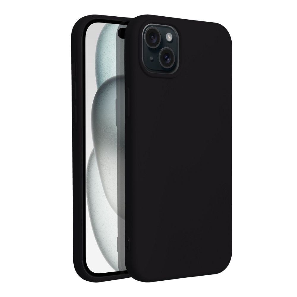 COPERTURA PER IPHONE 15 HEYCASE SILICONE LINE NERA