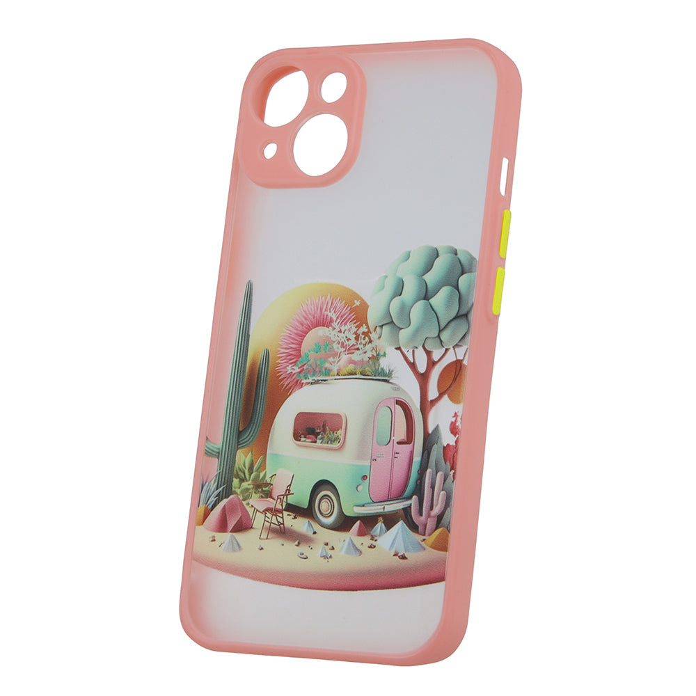 COPERTURA PER IPHONE 15 HEYCASE TRAVEL PINK