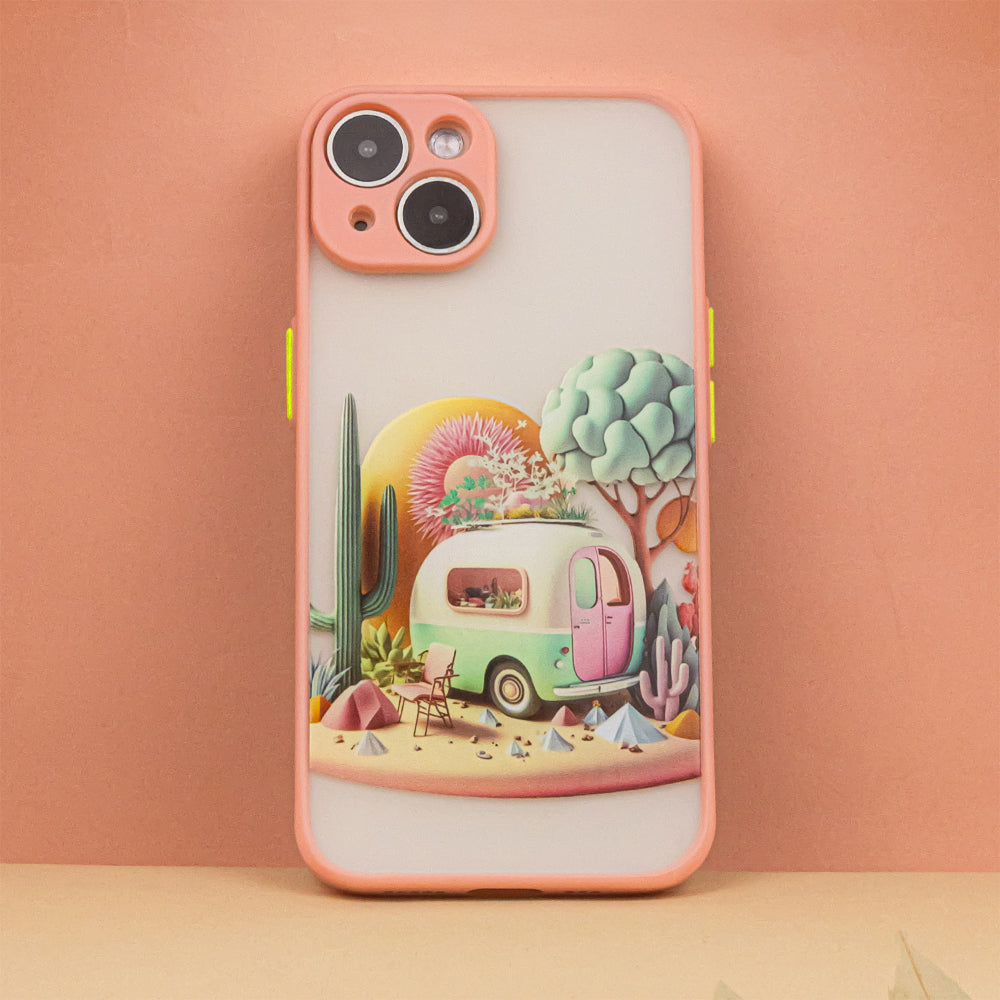 COPERTURA PER IPHONE 15 HEYCASE TRAVEL PINK