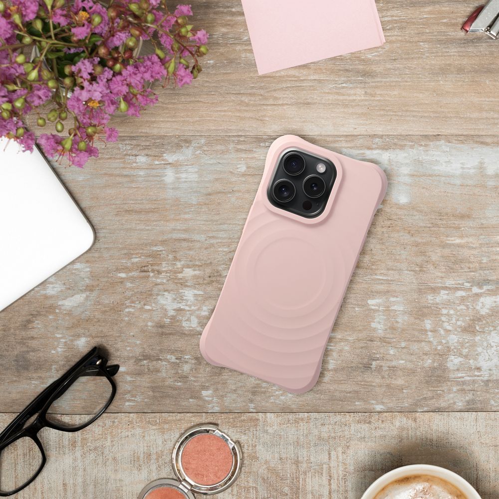 COPERTURA PER IPHONE 15 MAGSAFE HEYCASE ZEPHYR PINK