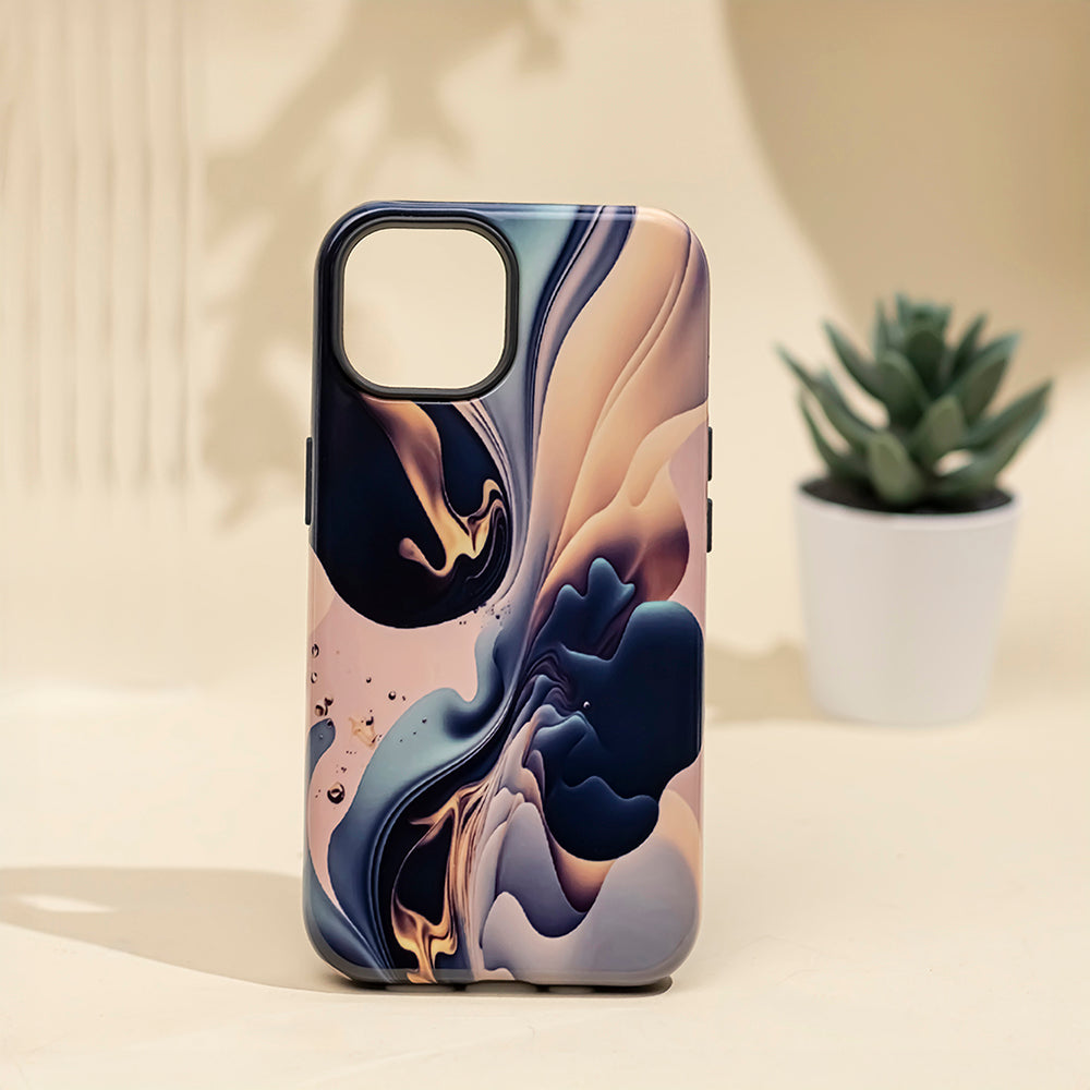 COPERTURA PER IPHONE 15 PRO HEYCASE DECOR WAVES
