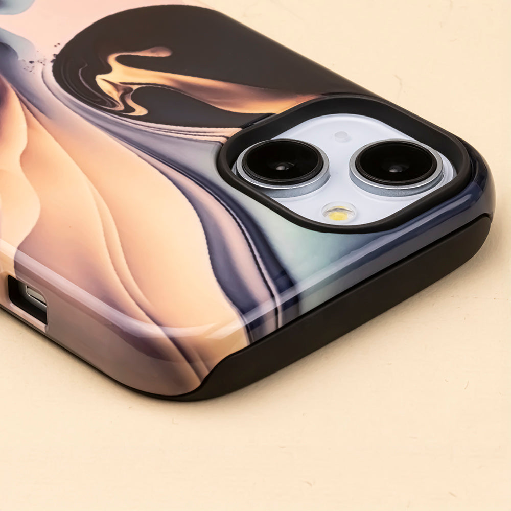COPERTURA PER IPHONE 15 PRO HEYCASE DECOR WAVES