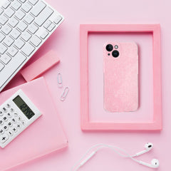 COPERTURA PER IPHONE 15 PRO HEYCASE GLITTER PINK