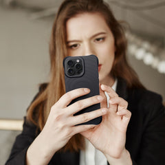 COPERTURA PER IPHONE 15 MAGSAFE HEYCASE ZEPHYR NERA