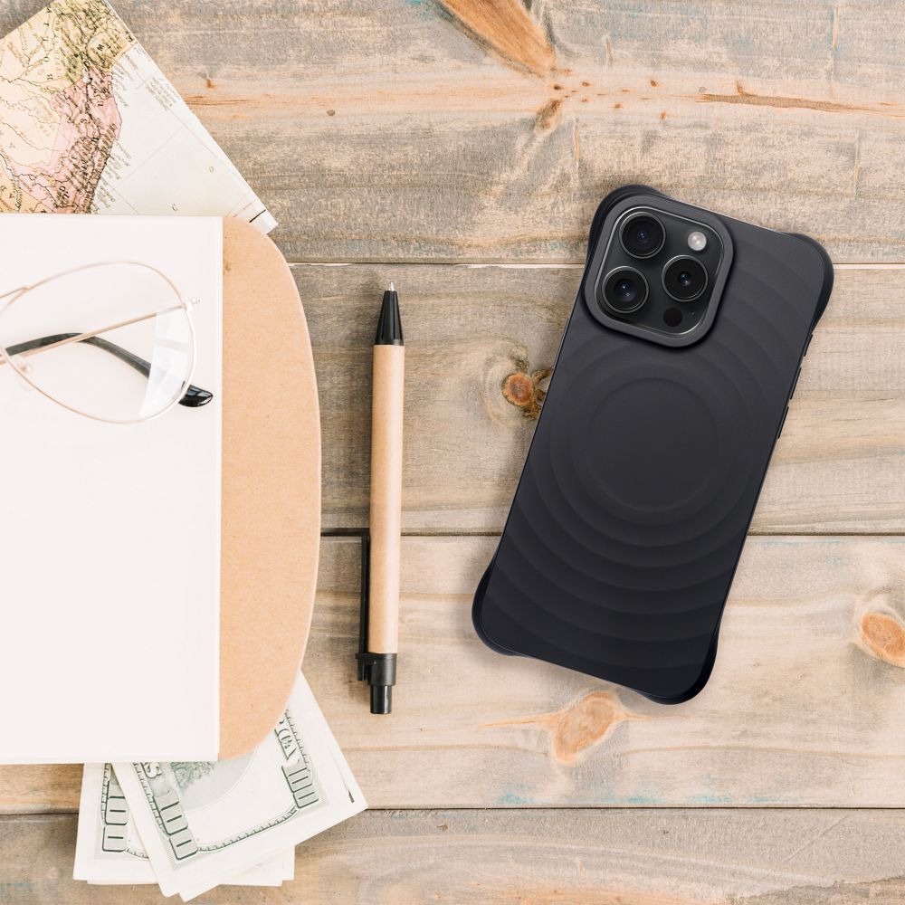 COPERTURA PER IPHONE 15 MAGSAFE HEYCASE ZEPHYR NERA