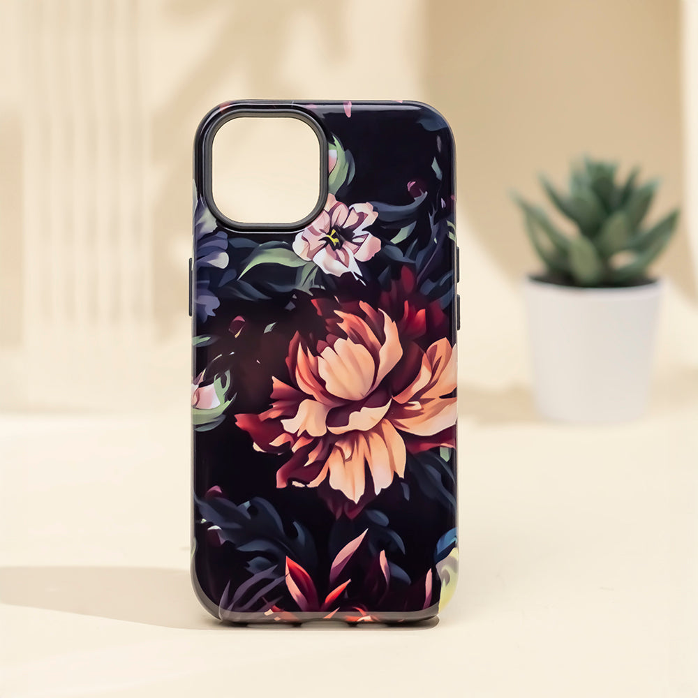 COPERTURA PER IPHONE 15 PRO MAX HEYCASE DECOR PEONIA