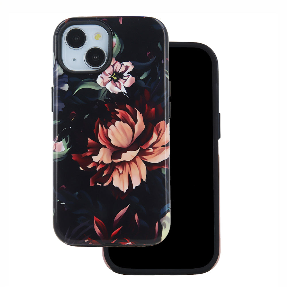 COPERTURA PER IPHONE 15 PRO MAX HEYCASE DECOR PEONIA
