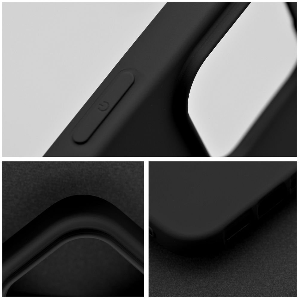 COPERTURA PER IPHONE 15 PRO MAX HEYCASE SILICONE LINE NERA