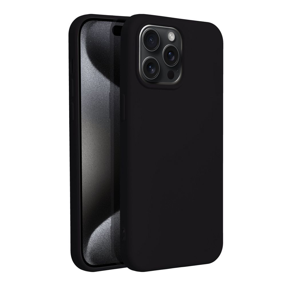 COPERTURA PER IPHONE 15 PRO MAX HEYCASE SILICONE LINE NERA