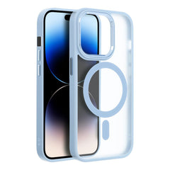 COPERTURA PER IPHONE 16 HEYCASE MAG MAGSAFE BLU OPACO