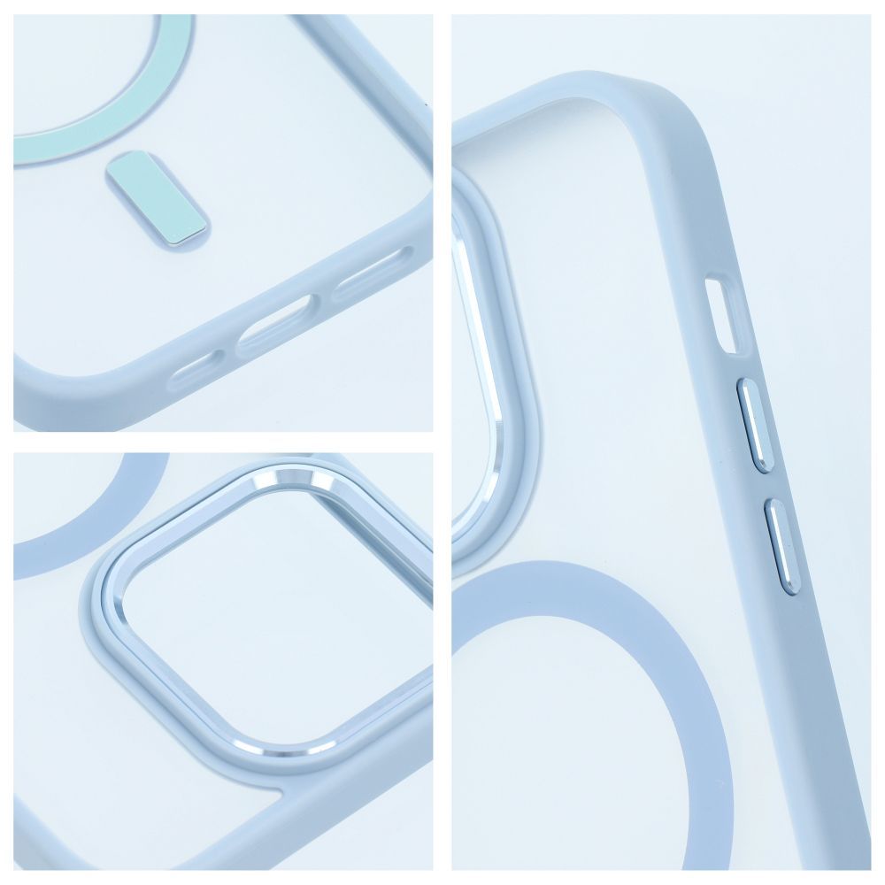 COPERTURA PER IPHONE 16 PLUS HEYCASE MAG MAGSAFE BLU OPACO