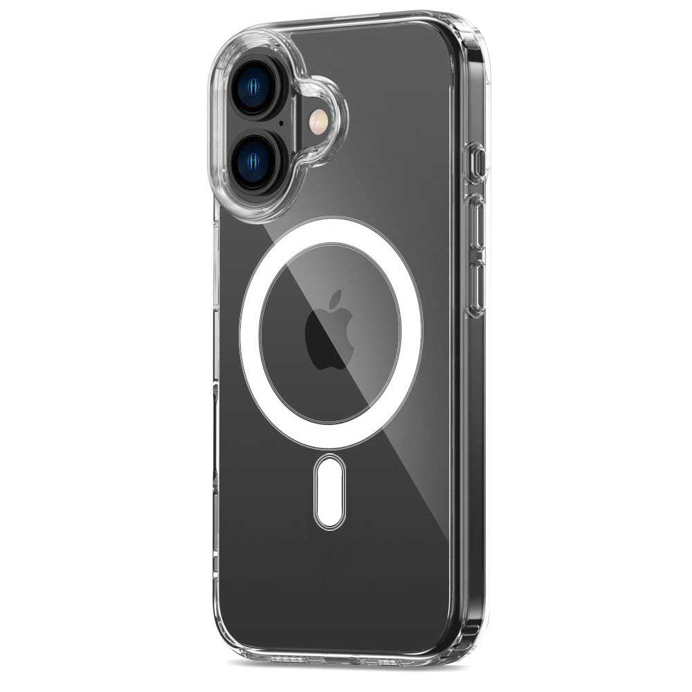 COPERTURA PER IPHONE 16 PLUS HEYCASE MAGSAFE SHOCK DEFENSE TRASPARENTE