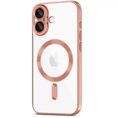 COPERTURA PER IPHONE 16 PLUS HEYCASE MAGSAFE MAG SHINE ROSE GOLD