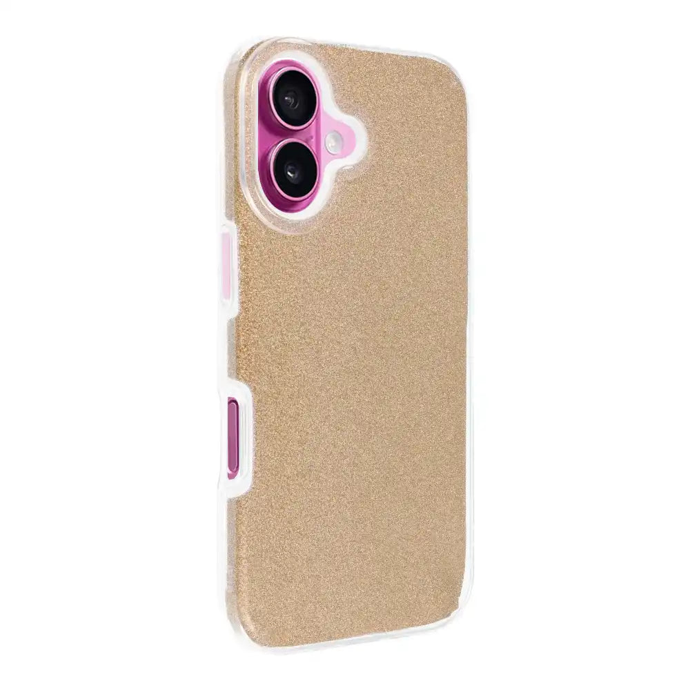 COPERTURA PER IPHONE 16 PLUS HEYCASE PURE SHINE GOLD