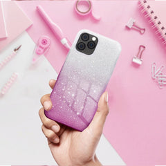 COPERTURA PER IPHONE 16 PLUS HEYCASE PURE SHINE PINK / SILVER