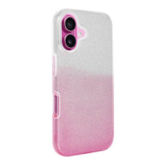 COPERTURA PER IPHONE 16 PLUS HEYCASE PURE SHINE PINK / SILVER