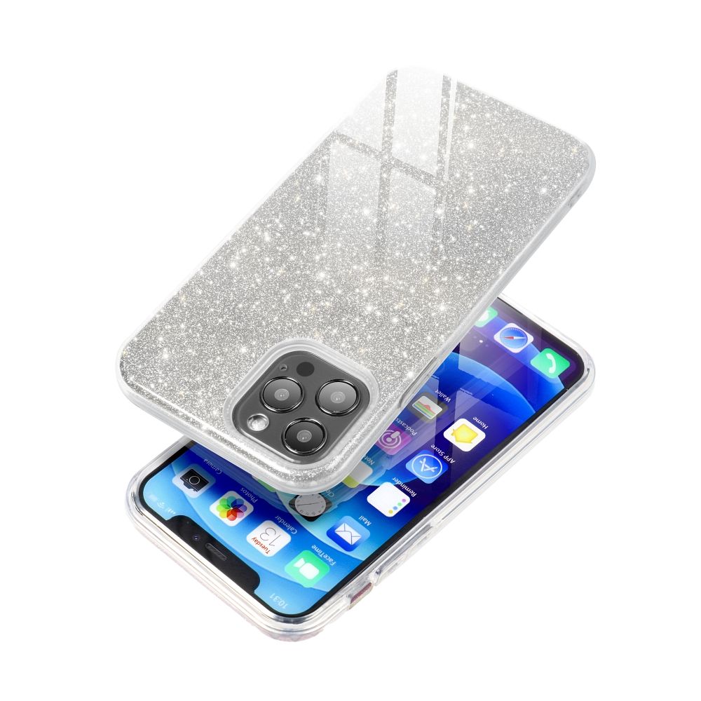 COPERTURA PER IPHONE 16 PLUS HEYCASE PURE SHINE SILVER