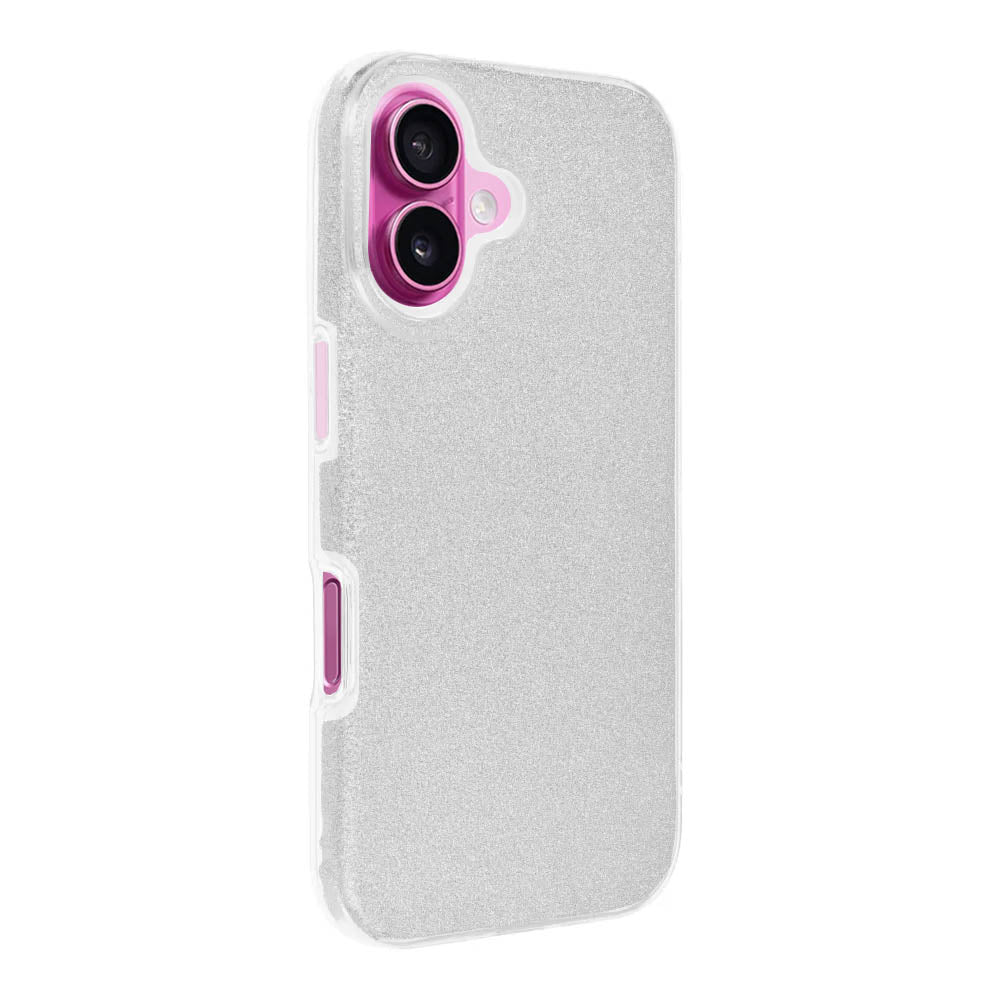 COPERTURA PER IPHONE 16 PLUS HEYCASE PURE SHINE SILVER