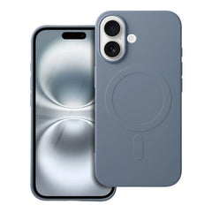 COPERTURA PER IPHONE 16 PLUS HEYCASE SILICONE MAG MAGSAFE BLU CHIARO