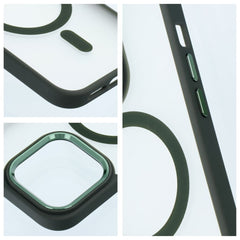 COPERTURA PER IPHONE 16 PLUS HEYCASE MAG MAGSAFE VERDE OPACO