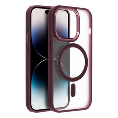 COPERTURA PER IPHONE 16 PLUS HEYCASE MAG MAGSAFE PLUM RED