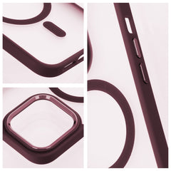 COPERTURA PER IPHONE 16 HEYCASE MAG MAGSAFE PLUM RED